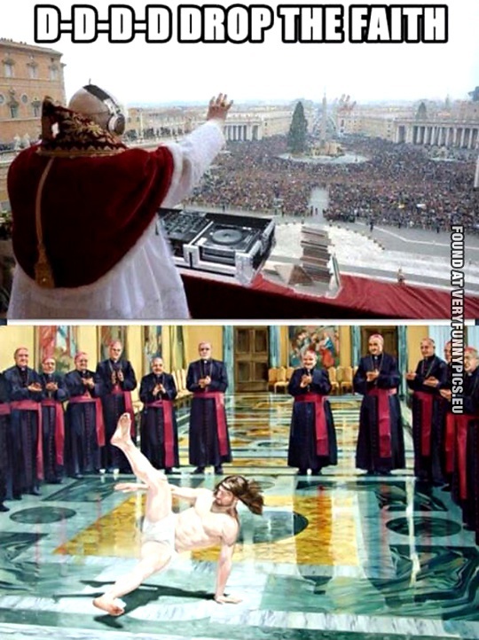 Funny Picture - DJ Pope - Jesus dancing