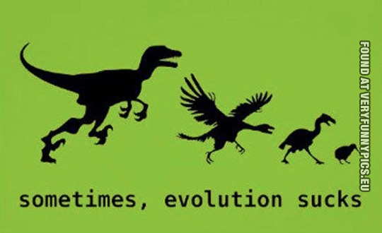 Funny Pictures - Sometimes, evolution sucks