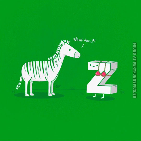 Funny Picture - Zebrah
