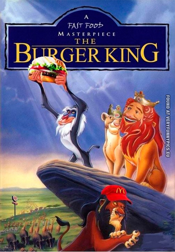 Funny Pictures - Lion King Parody - Burger King