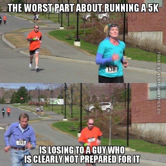 Funny Pictures - The worst part about running a 5k