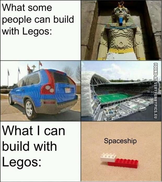 Funny Pictures - What some people can build with legos VS What i can build