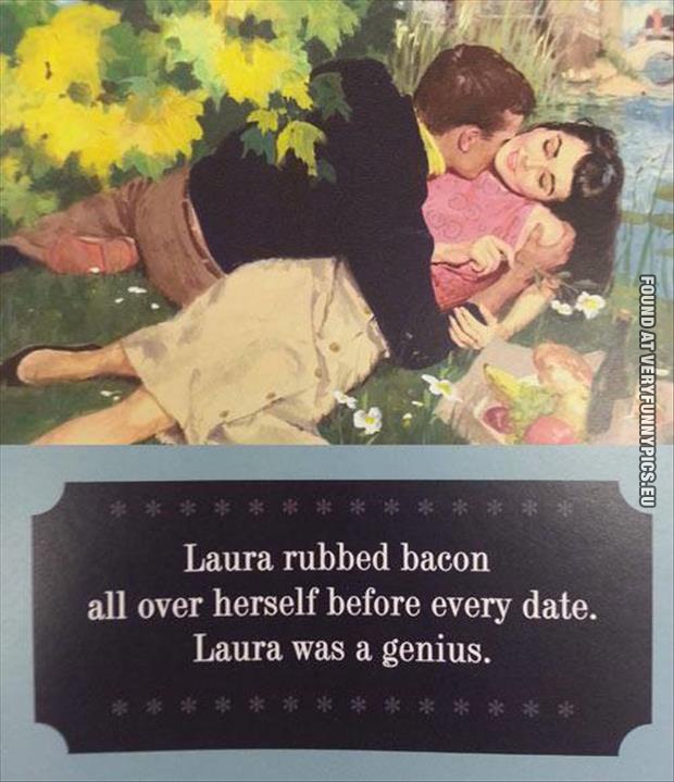 funny picture dating genius with bacon