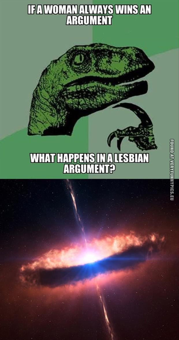 funny picture lesbian argument
