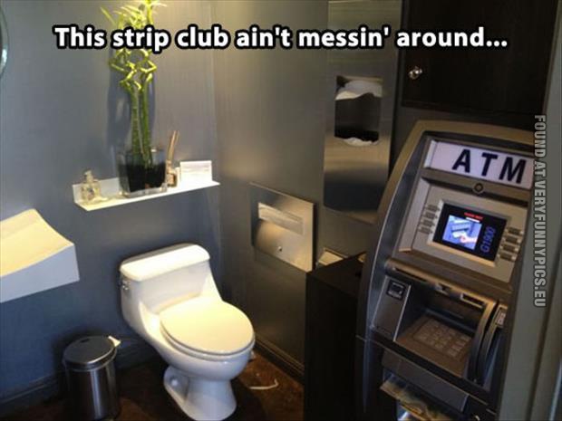 funny pics this strip club aint messing around