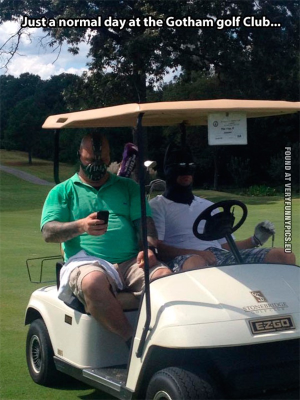 funny-picture-a-normal-day-at-gotham-golf-club