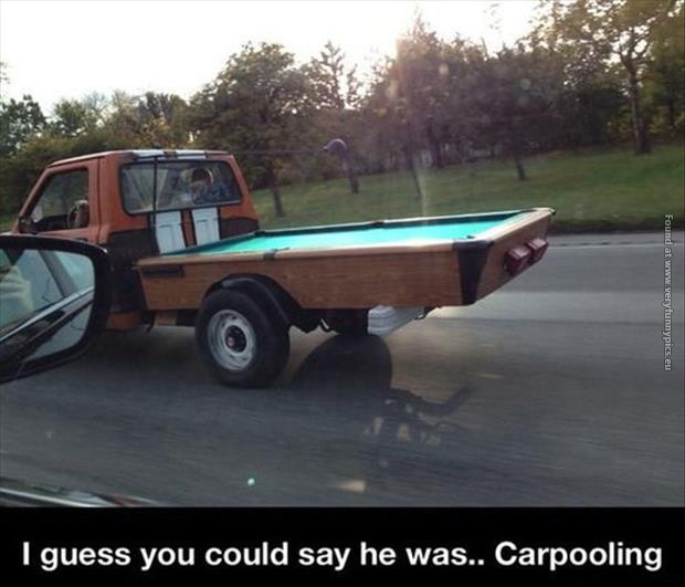 funny pics carpooling