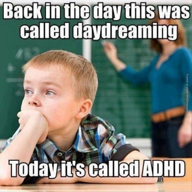 funny pics daydreaming is adhd today
