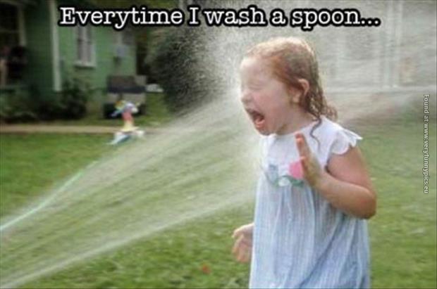 funny pics everytime i wash a spoon