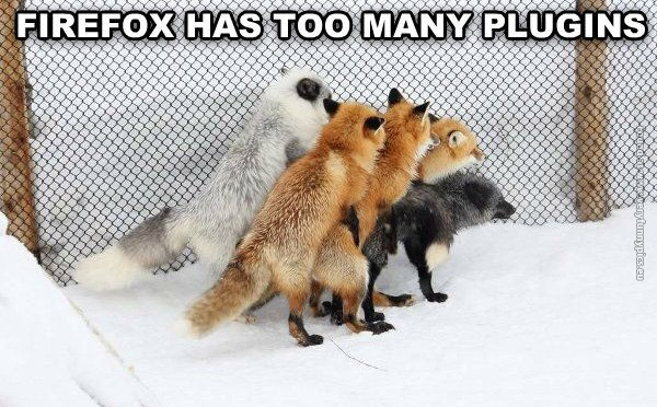 funny pics firefox has to many plugins