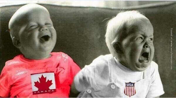 funny pictures canada vs usa hockey sochi