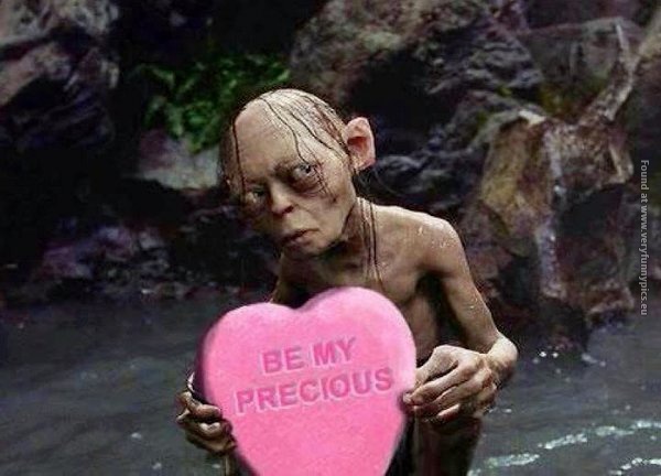 funny pictures gollum valentines day be my precious