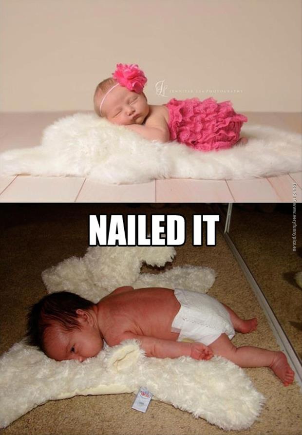 funny pictures nailed it baby photo