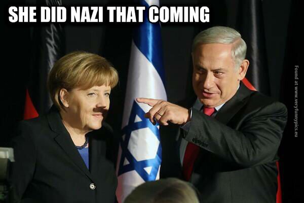 funny pictures she din nazi that coming angela merkel