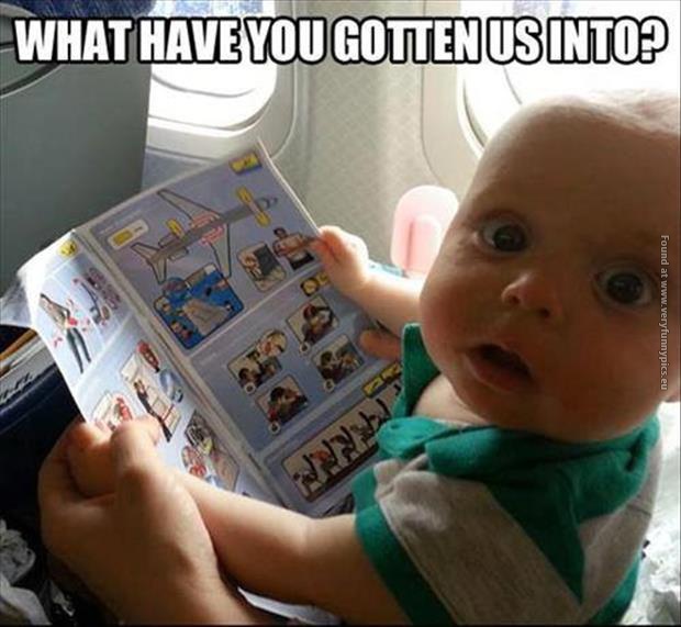 funny pictures baby on an airplane