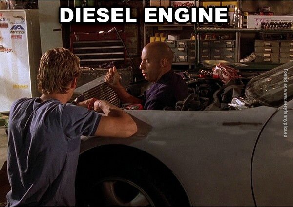 funny pictures diesel engine