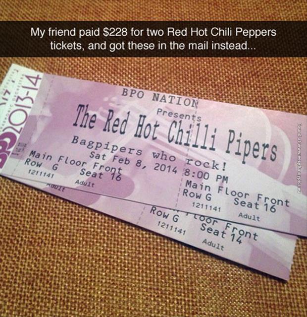 funny pictures red hot chili pipers