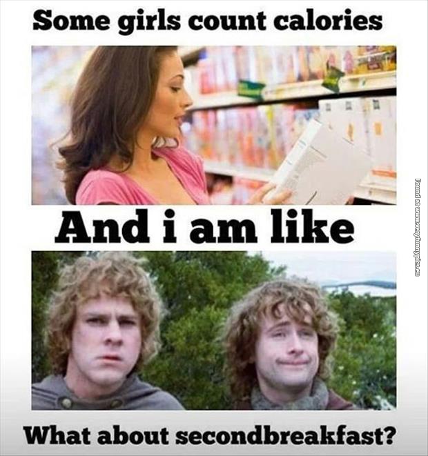 funny pictures second breakfast diet