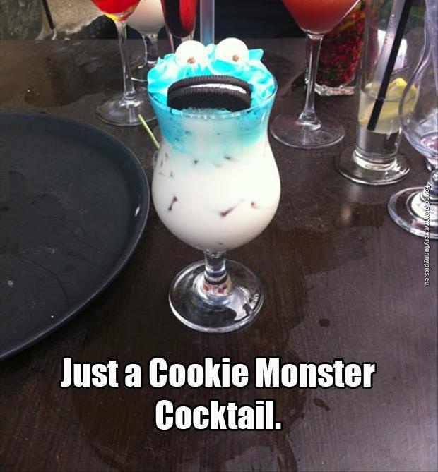 funny pictures cookie monster cocktail
