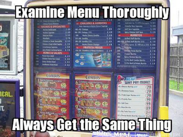 funny pictures ordering food