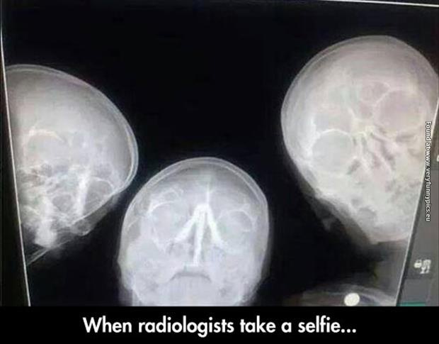 funny pictures radiologist selfie