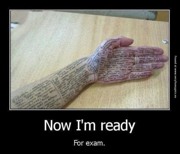 Ready for exam