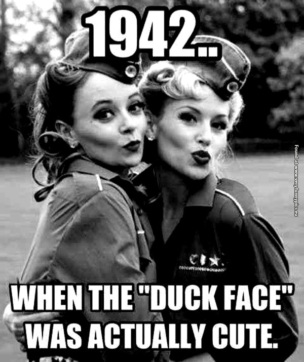 funny-pictures-1942-when-duckface-was-cute