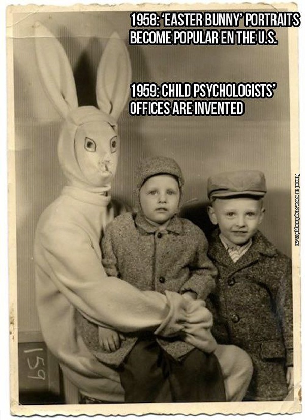 Back in the days, easter was as scary as Halloween
