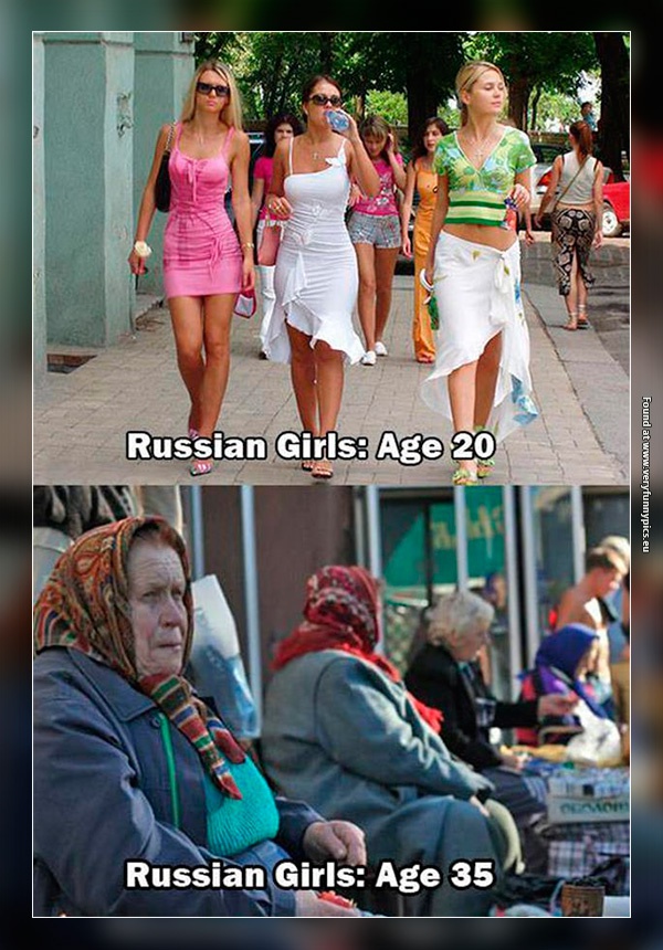 How russian girls ages