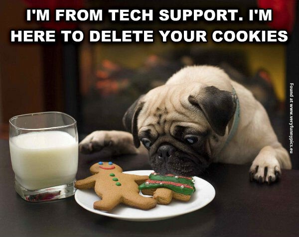 funny pictures tech support pug