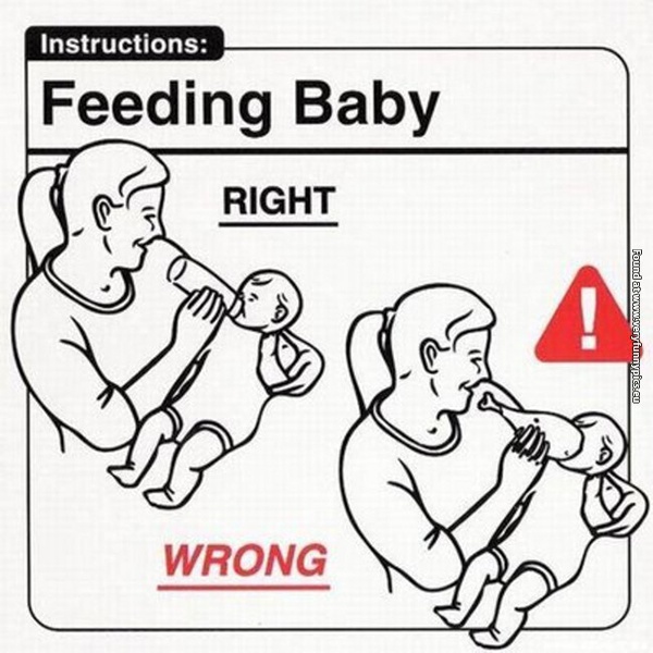 funny pictures baby care instructions 03