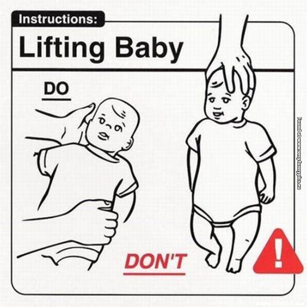 funny pictures baby care instructions 08