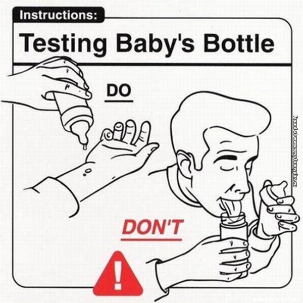 funny pictures baby care instructions 13