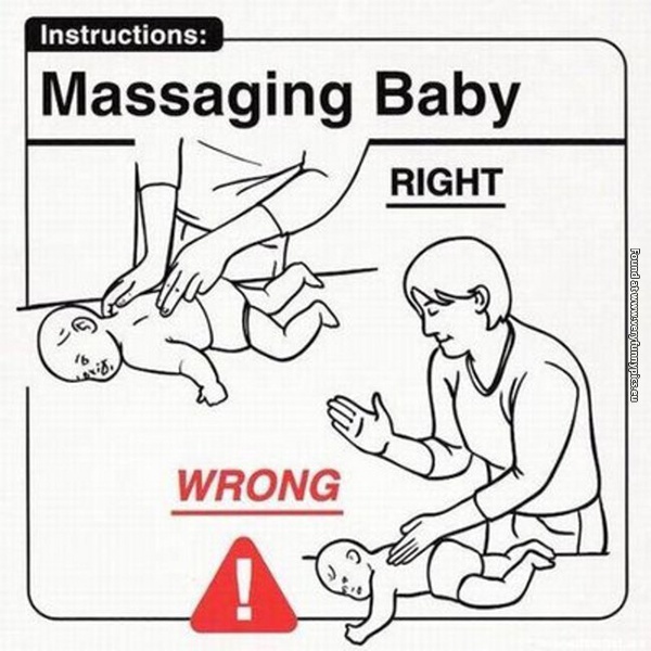 funny pictures baby care instructions 14