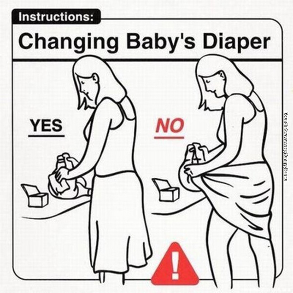 funny pictures baby care instructions 16