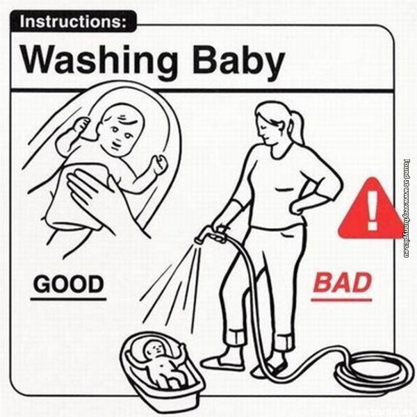 funny pictures baby care instructions 18
