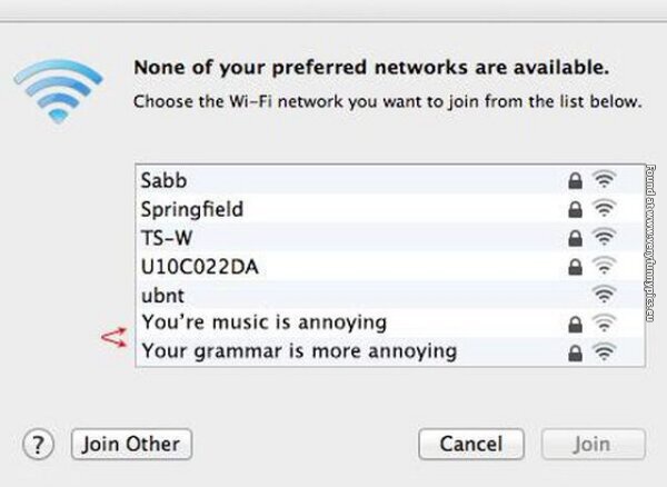 funny pictures good wifi name