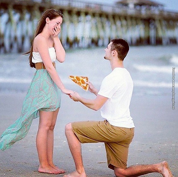 funny pictures proposal with pizza 06