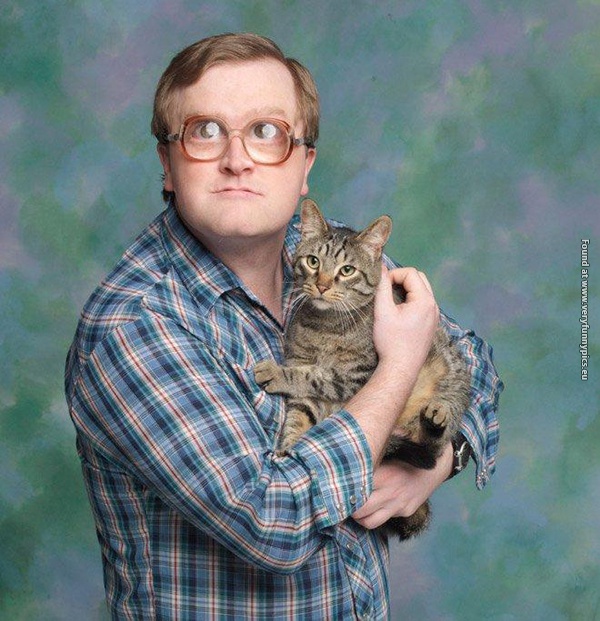funny picturse of men holding cats 09