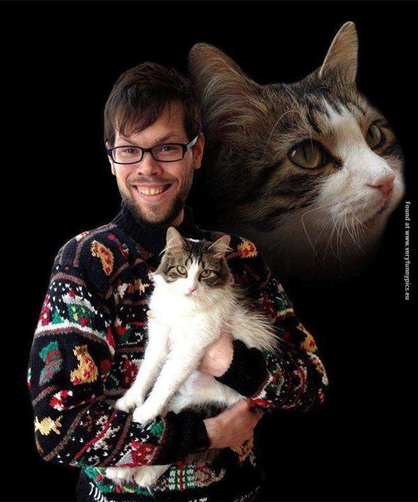 funny picturse of men holding cats 13