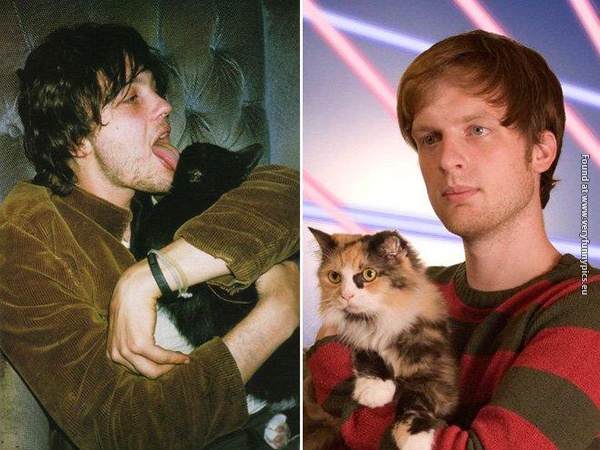 funny picturse of men holding cats 14