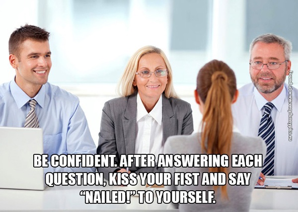 funny pictures how to nail your job interview 06