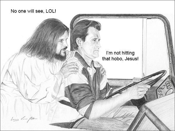 funny picutres jesus can be a real jerk 17