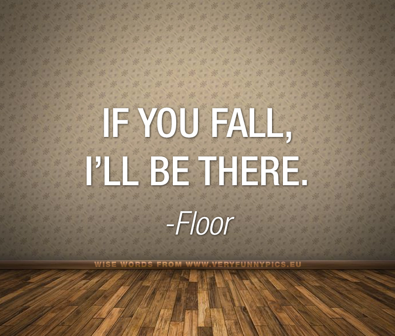 Motivational words from the floor