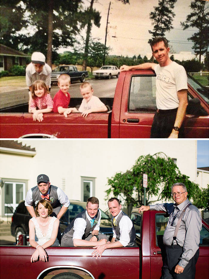 funny pictures recreating childhood photos 05