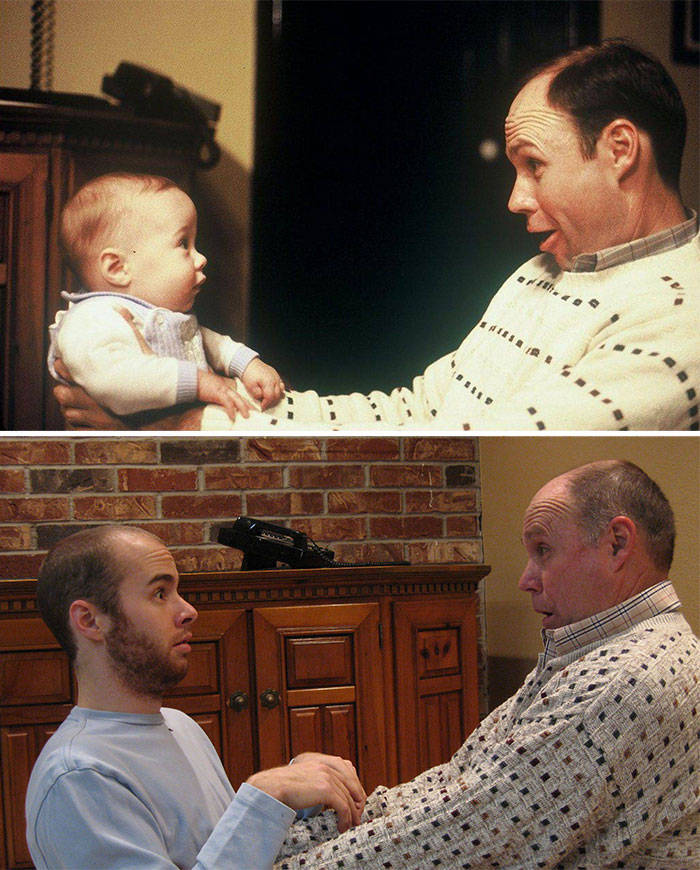 funny pictures recreating childhood photos 20