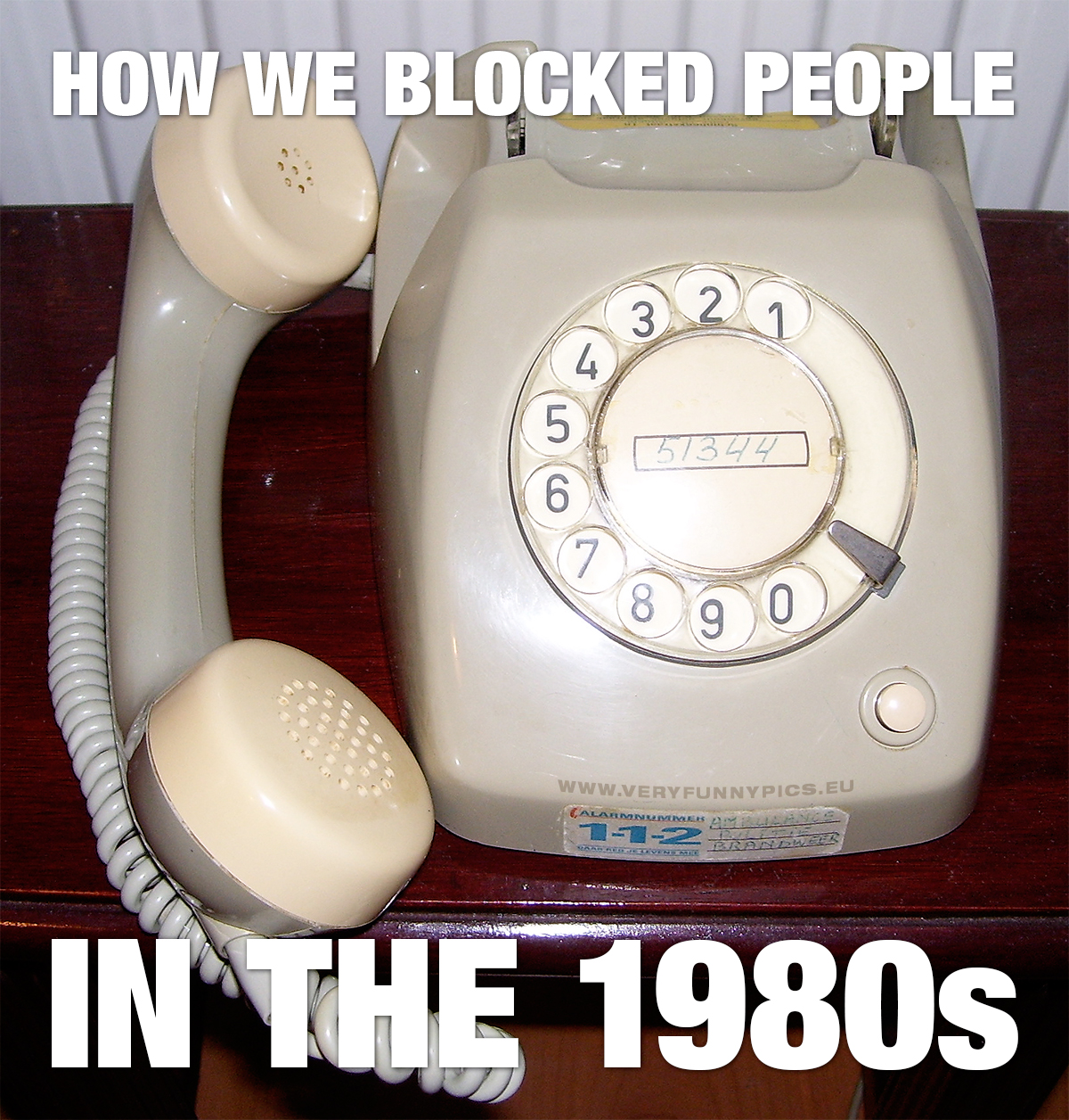 Phone of the hook - How we blocked people in the 1980s