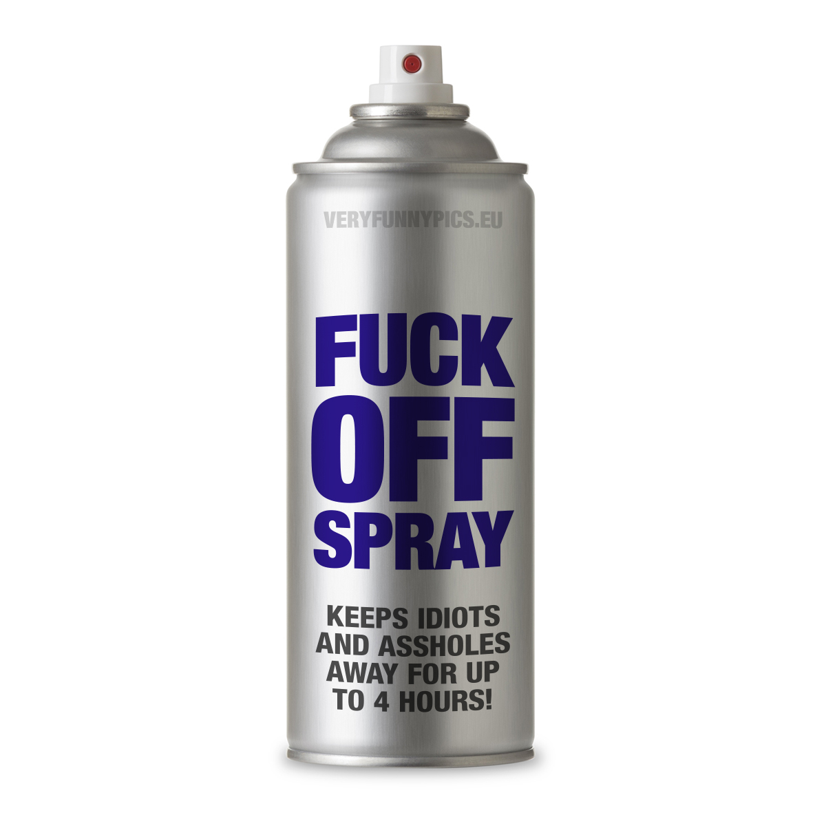 Spry can with Fuck Off Spray