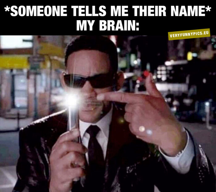 The real reason why I have trouble remembering names